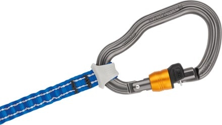 Petzl Scorpio Vertigo Lanyard Elasticized arm with VERTIGO carabiner (Blue)