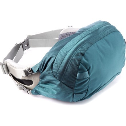 lumbar pack with waist belt attached (Deep Sea Blue)