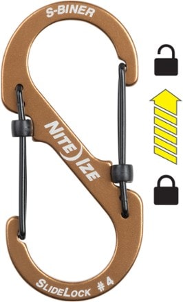 Nite Ize S-Biner Aluminum SlideLock #4 Dual Carabiner 3