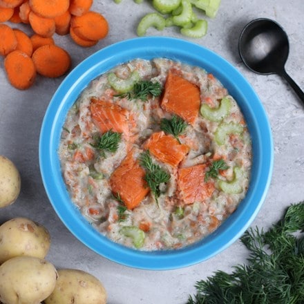 Heather's Choice Smoked Sockeye Salmon Chowder - 1 Serving 1