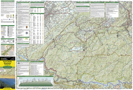 Nat Geo Trail Maps National Geographic Great Smoky Mountains National Park Trail Map | Rei  Co-Op