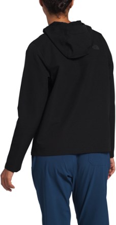 womens black north face sweatshirt