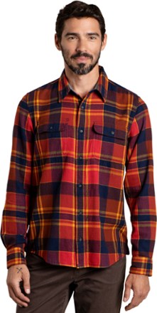 Toad&Co Indigo Flannel Long-Sleeve Shirt - Men