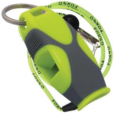 Fox 40 Sharx Pealess Whistle with Breakaway Lanyard 3-Pack Yellow//Blue