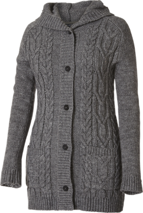 women's cardigan with hood