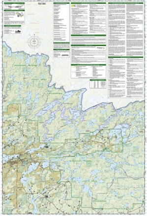 National Geographic National Geographic 753 Boundary Waters - West and Superior National Forest Trail Map 2