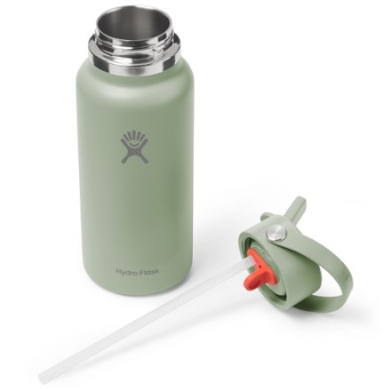 Hydro Flask Wide-Mouth Vacuum Water Bottle with Flex Straw Cap - 32 fl. oz. 2