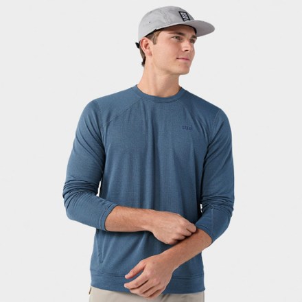 Stio Trax Power Grid Crew Pullover - Men's 1