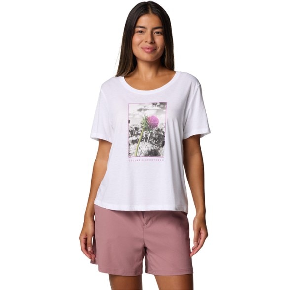 On Body Image of color White/Wanderlust Floral