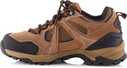 left angle view (Brown/Orange)