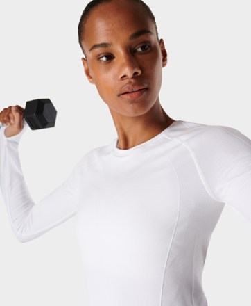 Sweaty Betty Athlete Seamless Workout Long-Sleeve Top - Women's 6