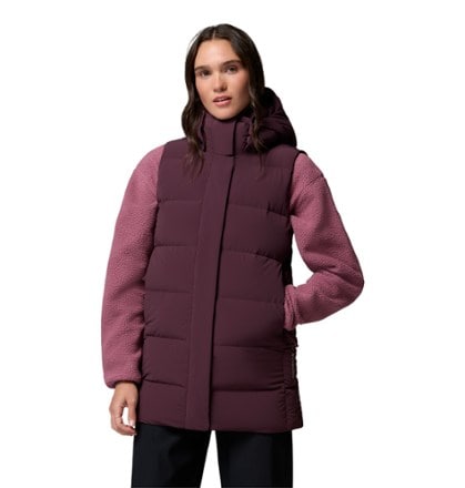 Columbia Amaze Puff Mid Hooded Down Vest - Women's 0