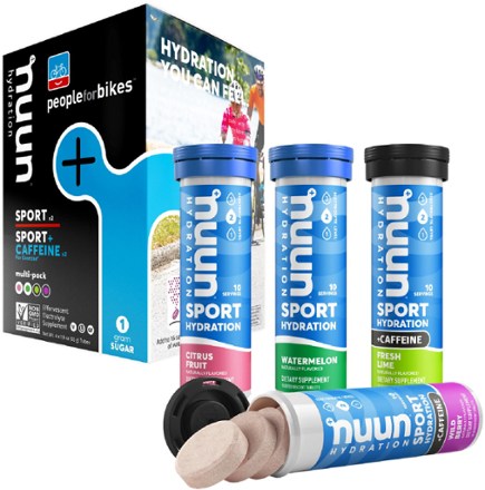 NUUN Sport People for Bikes Mixed Hydration Tablets - Package of 4 0