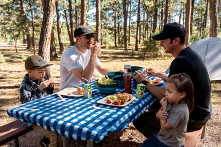 Adventure Ready 4-Person Bamboo Dining Set 4