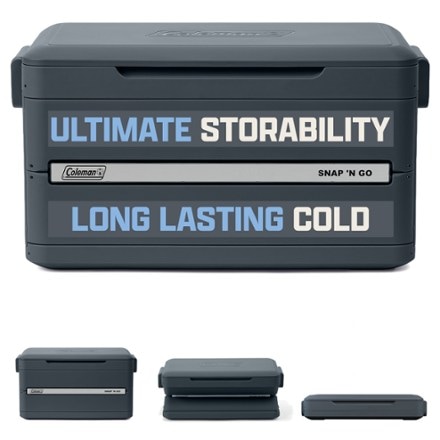 Coleman Snap 'N Go 55-Quart Collapsible Hard Cooler 1