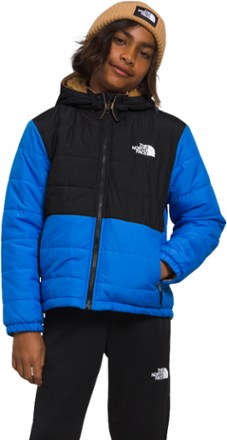 The North Reversible Mount Chimbo Full-Zip Hooded Insulated Jacket - Boys'