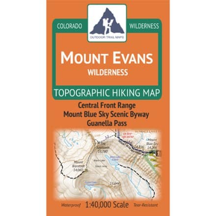 Outdoor Trail Maps Mount Evans Wilderness Map - 2026 Edition 0