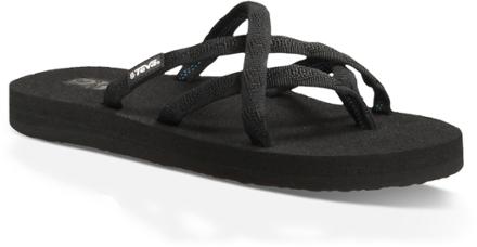 black flip flops ladies