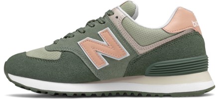 New Balance Women's New Balance 574 Womens Green / Blue Trainers