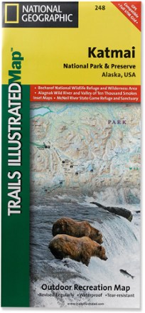 Trails Illustrated Katmai National Park and Preserve Trail Map