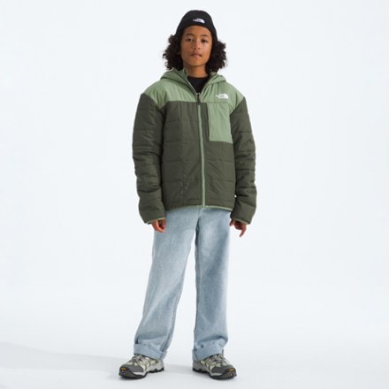 The North Face Reversible Shasta Full-Zip Hooded Insulated Jacket - Boys' 3