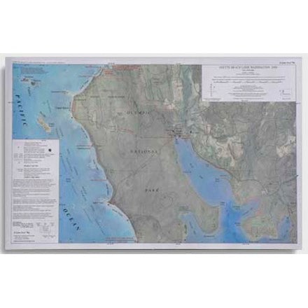  Ozette Beach Loop Map - 4th Edition  