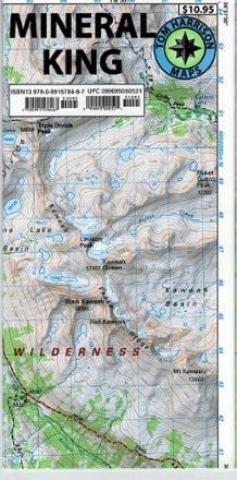 Tom Harrison Cartography Mineral King Trail Map 0