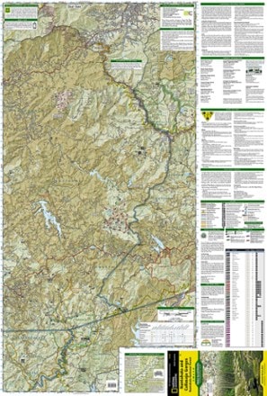 National Geographic Nantahala and Cullasaja Gorges Trail Map 2