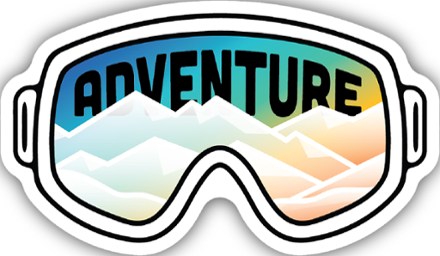 Stickers Northwest Adventure Ski Goggles Sticker 0