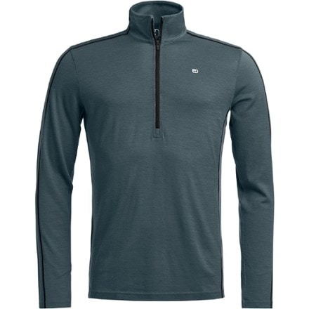 Ortovox 185 Rock'N'Wool Zip Neck Base Layer Top - Men's 0