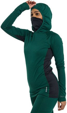 Burton Midweight X Base Layer Long Neck Hoodie - Women's 1