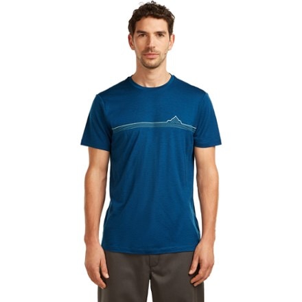 Icebreaker Merino 150 Tech Lite Range Stripes T-Shirt - Men's 1