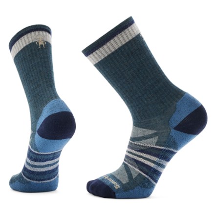 Smartwool Outdoor Light Cushion Crew Socks Blue 