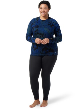 Smartwool Classic Thermal Merino Pattern Crew Base Layer Top - Women's Plus Sizes 3