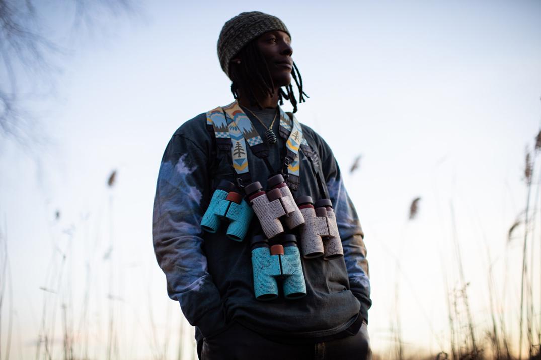 Location Image for Nocs Provisions x Bird Collective Field Issue 8 x 32 Binoculars