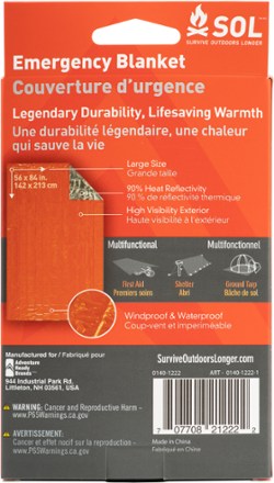 SOL Emergency Blanket 1