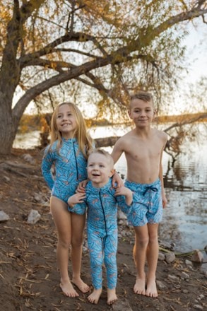 Lake Label Board Short Swimsuit Bottoms - Kids' 6
