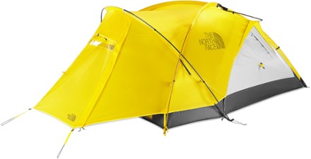 north face yellow tent