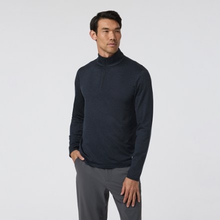 Vuori Ponto Half-Zip Mock-Neck Shirt - Men's 1