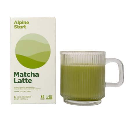 Alpine Start Instant Matcha Latte - Package of 5 4