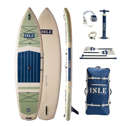 ISLE Switch 3 Hybrid Inflatable SUP-Kayak with Paddle - 11'6" 10