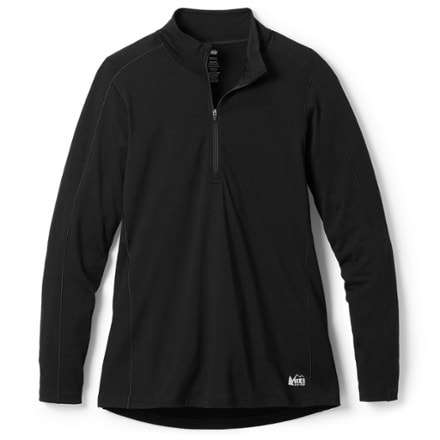 REI Co-op Merino 185 Long-Sleeve Half-Zip Base Layer Top - Women's 0
