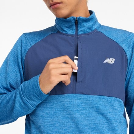 New Balance Athletics Heat Grid Half-Zip Top - Men's 4
