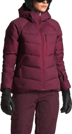 north face heavenly hooded down jacket