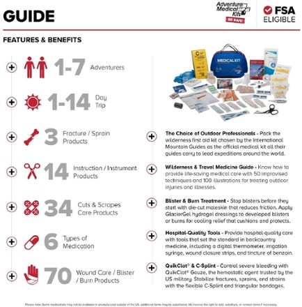 Adventure Medical Kits Mountain Series Guide Medical Kit 7