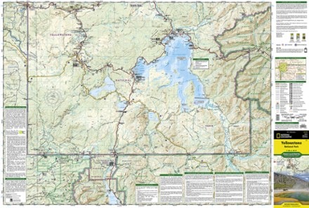 Yellowstone National Park Trail Map
