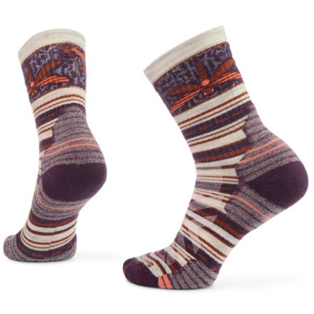 Smartwool Hike Targeted Cushion Dragon Stitch Mid Crew Socks - Women's 0