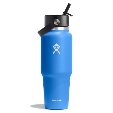 Hydro Flask Wide-Mouth Travel Bottle with Flex Straw Cap - 32 fl. oz. 0