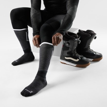 Smartwool Intraknit Snowboard Targeted Cushion Over the Calf Socks 1