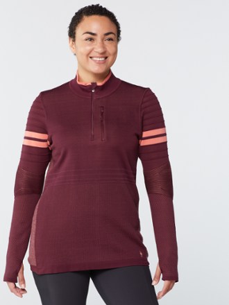 Smartwool Intraknit Merino Tech Quarter-Zip Pullover - Women's 1